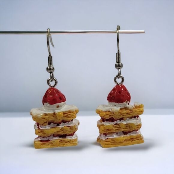 🍰Strawberry Shortcake Earrings🍰(2-A026-B)-Jewelry for Women - Picture 1 of 6
